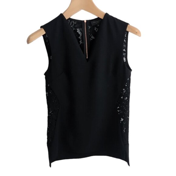 Ted Baker Sasica Lace Back Shell Blouse - Picture 4 of 8